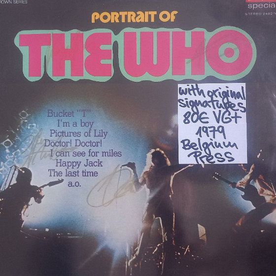 Portrait Of The Who WITH ORIGINAL SIGNATURES